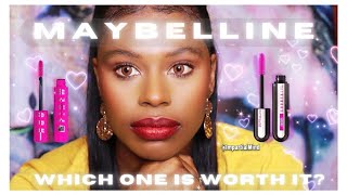 ✨Maybelline Lash Sensational Firework Mascara vs Maybelline Falsies Surreal MascaraDemo amp Review✨ [upl. by Nileek]