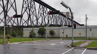 T Junction Split by Median in Quebec City [upl. by Whelan983]