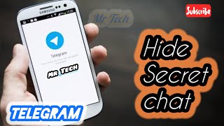 How to Hide  secret Chat in Telegram [upl. by Illom]