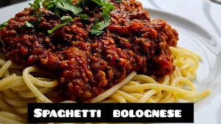 Spaghetti Bolognese Authentic Italian style Easy Recipe [upl. by Eninahs326]