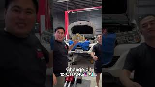 Change oil to CHANGE ALL AdzGarage [upl. by Airehs]