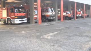 Vigili Del Fuoco RomaUscita Automezzi per incendio appartamento [upl. by Quintana877]