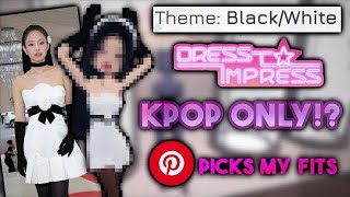 dress to impress trying Jennie look from black pink watch till the end 😁 roblox yt [upl. by Lanfri]