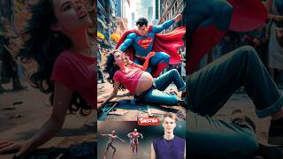 SUPERMAN SAVES WOMAN PREGANT FROM ACCIDENT 💥 marvel avengers dc shorts [upl. by Huston210]