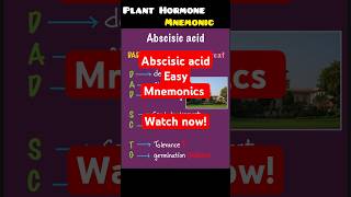 Plant growth and developmentabscisic acid mnemonics neet2025 biology neettamil tricks [upl. by Halda]