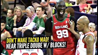 Don’t make Tacko Fall Mad Almost Triple Double With BLOCKS 16 points 14 Rebounds amp 9 Blocks [upl. by Tombaugh]