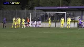 Wingate and Finchley vs Wealdstone FC 110314 [upl. by Luther]