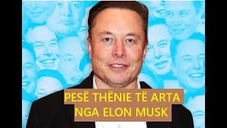 PESË THËNIE TË ARTA NGA ELON MUSK [upl. by Ninazan]