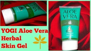 Yogi Aloe Vera Herbal Skin Gel Review  Herbal Skin Care Makeup Misty [upl. by Rooney]