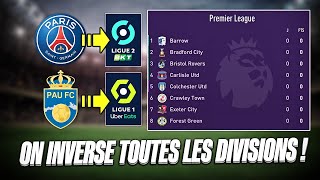 On inverse TOUTES LES DIVISIONS des CHAMPIONNATS de FIFA 22  PL L1 LIGA [upl. by Liza]