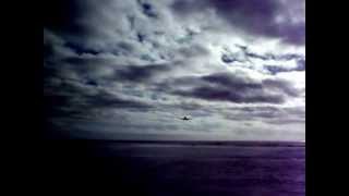 Airplane landing in Rarotonga Cook Islands [upl. by Ailecec298]