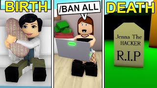 BIRTH To DEATH JENNA The HACKER Roblox [upl. by Aselehc]