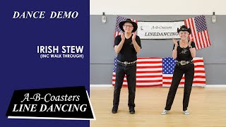 IRISH STEW  Line Dance Demo amp Walk Through [upl. by O'Rourke387]