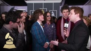 MGMT on the GRAMMY Red Carpet  GRAMMYs [upl. by Akselaw]