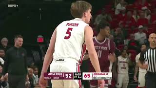 Arkansas State vs Little Rock Mens Basketball Highlights 11122024 [upl. by Aihpledalihp123]