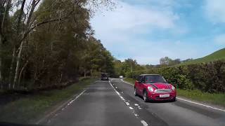 Spring Drive To Crieff Highland Perthshire Scotland [upl. by Kcitrap608]