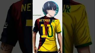 O PROTAGONISTA DE ANIME FÃ DO NEYMAR bluelock jjk anime aoyamakun [upl. by Sylas]