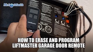 How to Erase and Program Liftmaster Garage Door Remote 604 7576557 [upl. by Shae]