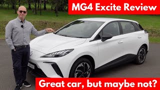 MG4 Excite Review  Australias cheapest EV but should you buy it [upl. by Asilaj]