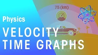 Velocity Time Graphs  Force and Motion  Physics  FuseSchool [upl. by Ayotak]