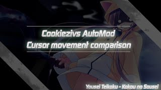 Cookiezi vs Auto  Cursor movement  Yousei Teikoku  Kokou no Sousei [upl. by Ttenna]