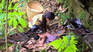 Full video orphan baby rescued by single mother from the forest to raise home [upl. by Davies179]