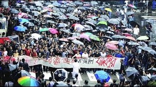 হোক কলরববৃষ্টি ভেজা সেই মিছিল  Hok Kolorob  Student Protest rally 2014 [upl. by Nnyled]