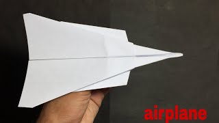 how to make an easy paper airplane that flies really far How to make a paper plane origami plane [upl. by Fleeta]