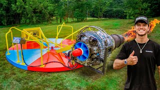 Putting a Jet Engine on a Merry Go Round [upl. by Orsay]