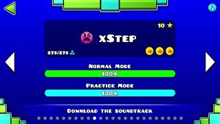 Geometry Dash quotxStepquot 3 coins [upl. by Orhtej]