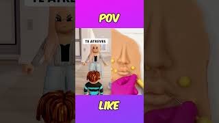 MI PEQUEÑA HERMANA LOCA EN ROBLOX😲😳 shorts roblox adoptme robloxshorts [upl. by Ssac]