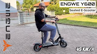 ENGWE Y600  The best Seated EScooter with powerful 600W motor [upl. by Anier]