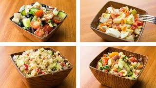 4 Healthy Salad Recipes For Weight Loss  Easy Salad Recipes [upl. by Eustazio]