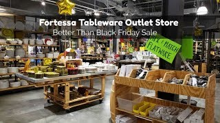 Fortessa Tableware Outlet Better Than Black Friday Sale  Kitchen Haul Dinnerware and Flatware [upl. by Hamirak778]