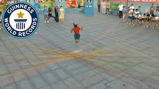 Most ropes skipped  Guinness World Records [upl. by Zachery]