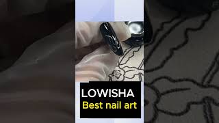 Cute nail art 😉  Easy nail art nails nailcolour nailpolish foryoupage [upl. by Melva]