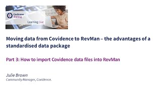 Part 3 How to import Covidence data files into RevMan [upl. by Cornelle50]