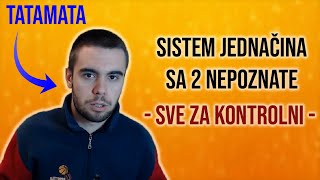 MATEMATIKA za 8 razred  Sistem jednacina sa 2 nepoznate  FULL Tutorial 2019 [upl. by Euqinommod]