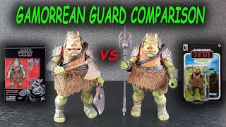 Gamorrean Guard 40th ROTJ v 2018 RedBlack Box Star Wars Black Series COMPARISON [upl. by Okorih917]