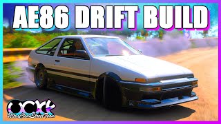 Forza Horizon 5  Angle DRIFT BUILD  Toyota AE86 Trueno [upl. by Sinnaiy]