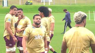 Moana Pasifika players determined to deliver 80minute performance in Wellington [upl. by Yeorgi536]