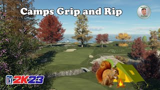 PGA Tour 2K23  Camps Grip And Rip  Course Review amp Playthrough  Its a tough one [upl. by Bacchus]