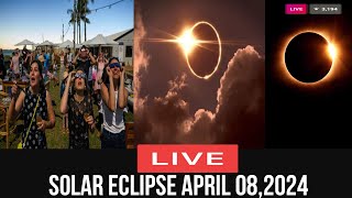 LIVE SOLAR ECLIPSE APRIL 082024 FULL VIDEO [upl. by Siva]