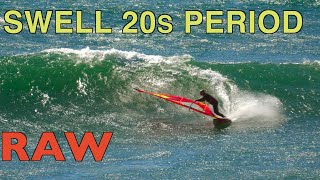 Brice Point Break Windsurfing  Heavy 20s Swell Period [upl. by Frame835]