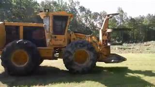 TigerCat Feller Buncher Slaying Pine Trees [upl. by Nagear]