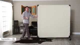 Versare VP6 Mobile Room Divider 360  6W x 6H ft  Product Review Video [upl. by Moritz]