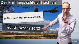 Hochdruckbrücke über Deutschland bringt den Frühling mit Abstrichen Wo es Sonne gibt und wo Regen [upl. by Desirea]