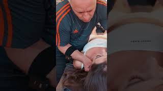 Intense chiropractic adjustment and massage for Helen chiropracticadjustment [upl. by Teena]