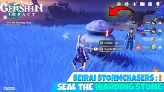 Seal the warding stone Puzzle Genshin Impact Part 1 [upl. by Matless32]