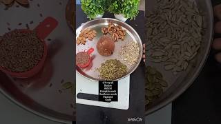 Seeds energy booster recipe 💪👍 simple and tasty food bahut se fayde seeds easyrecipe shotrs [upl. by Pauletta]